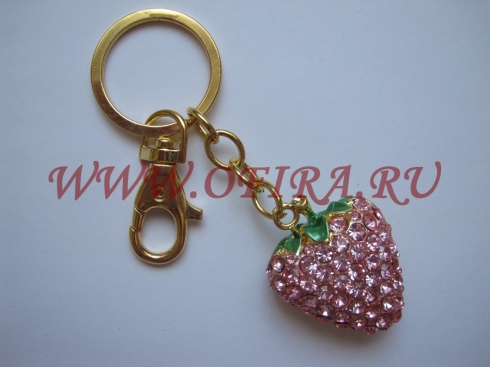 Подвеска для ключей и сумок Strawberry арт.20414 ― Ofira.Ru - Магазин модных вещей!